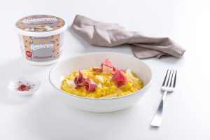 receta risotto azafrán y mascarpone quescrem