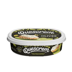 fromage à la crème quescrem olives vertes